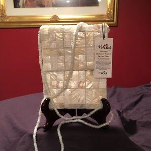 Mad Mother of Pearl and Natural Horn Purse